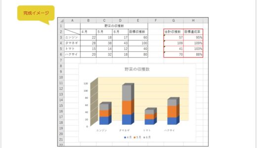 【無料】Excelの練習用問題：グラフ⑩